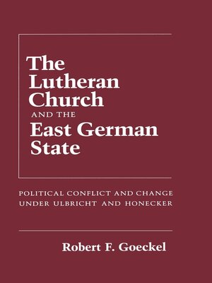 cover image of The Lutheran Church and the East German State